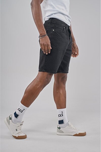 king brich Regular Fit Men's Denim Shorts with Pockets