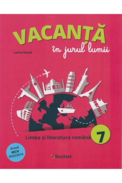 Editura Booklet Vacanta in jurul lumii. Limba si literatura romana