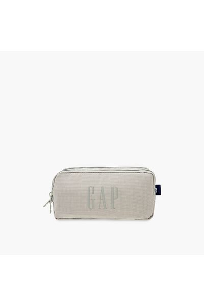 GAP Logo Print Pencil Pouch with Zip Closure