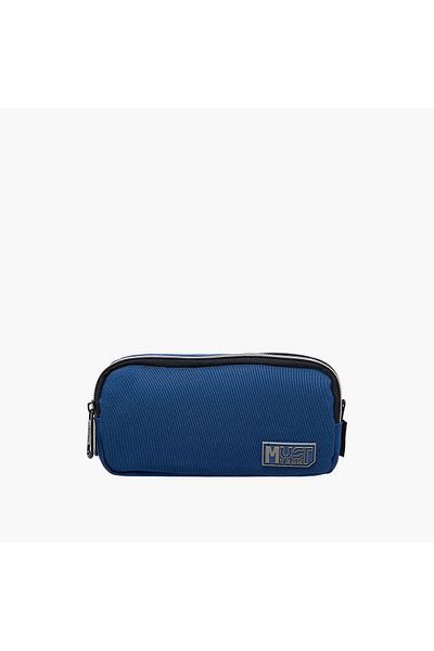 MUST Solid Pencil Pouch with Zip Closure