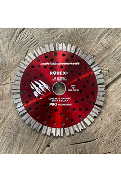 RDX PRO 150MM ELMAS TESTERE SERAMİK GRANİT TAŞ BETON ASFALT KESİCİ DİSK
