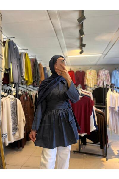 Butik Bel bağlamalı gömlek