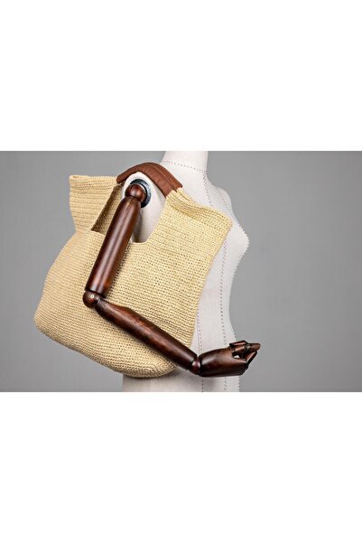 Handmade Hasır Kadın Kol Çantası Hasır Omuz Çantası Fiyatı
