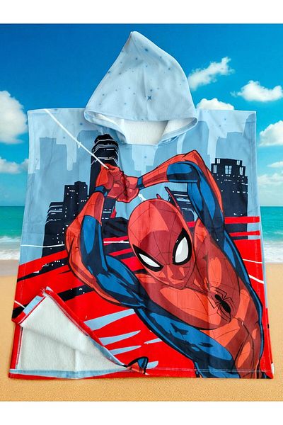 MİLAYS LİFE HOME COLLECTİON Boy's Poncho Cape Beach & Sea Towel