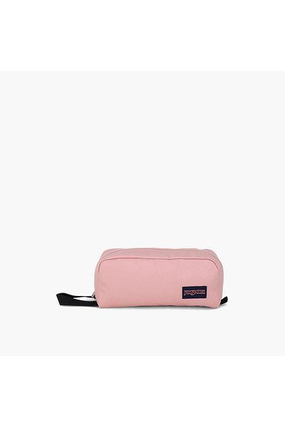 Jansport Logo Applique Pencil Pouch with Zip Closure