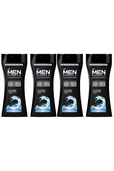 İpek Men Formula Anti-Dandruff Shampoo - Normal Hair 4 Pcs 480 ml