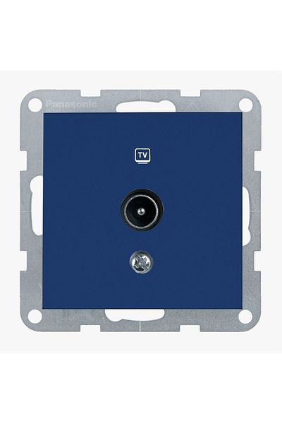 PANASONIC Final TV Socket Mechanism Karre Plus 55 Soft Touch Ocean