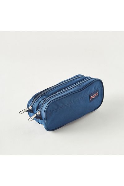 Jansport Solid Pencil Case with Zip Closure - Lifetime Warranty