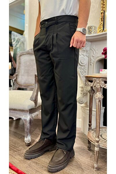 RUSHKA Dökümlü Pileli Erkek Pantolon