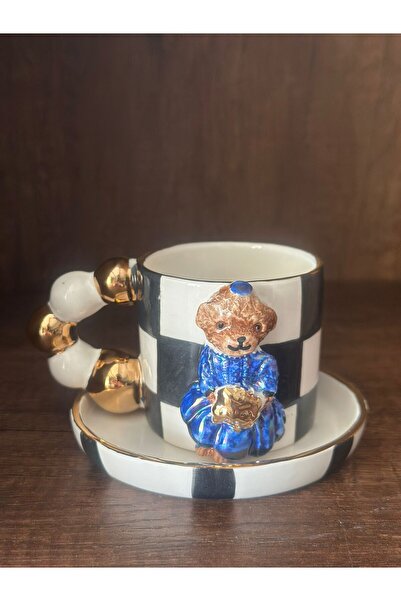 Store Dama teddy klasik türk kahvesi kız