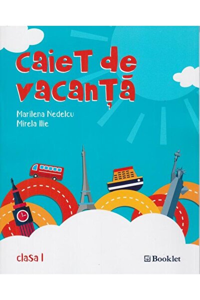 Editura Booklet Caiet de vacanta pentru clasa I, Mirela Ilie