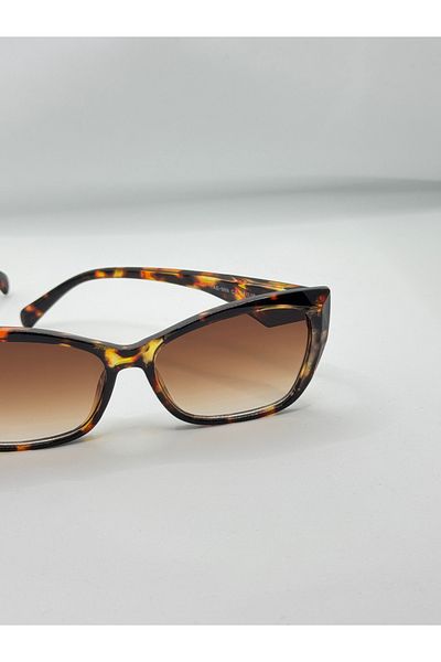 La sauvagine Couture Series – Leopard Detailed Cat Eye Sunglasses