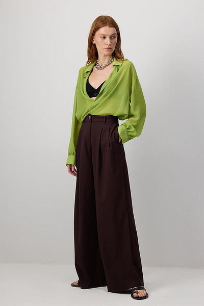 Touché Privé PLEATED CREPE PANT