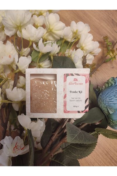 SS HOME CONCEPT Pink Clay Handmade Hair and Skin Care Soap