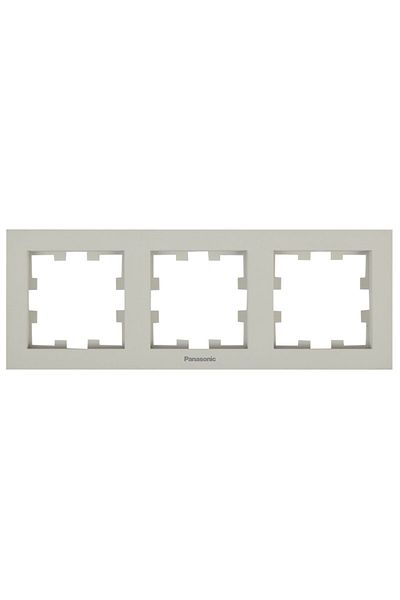 PANASONIC Triple Horizontal Frame Karre Plus 55 Soft Touch Sandstone