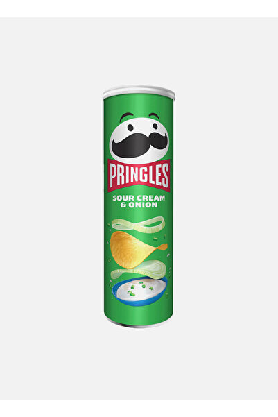 Pringles رقائق البطاطس بالكريمة الحامضة والبصل 165 جرام
