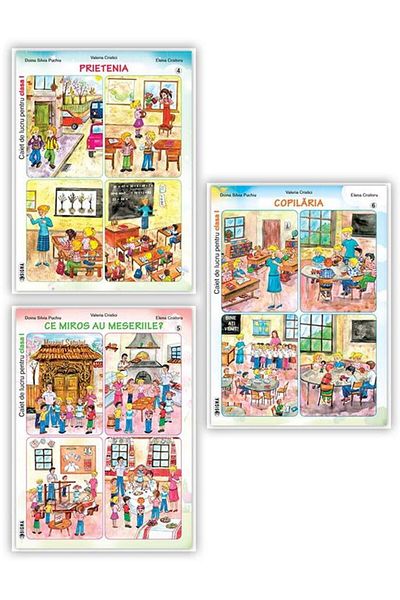 Editura Sigma Set 3 caiete de lucru pentru clasa I, semestrul II