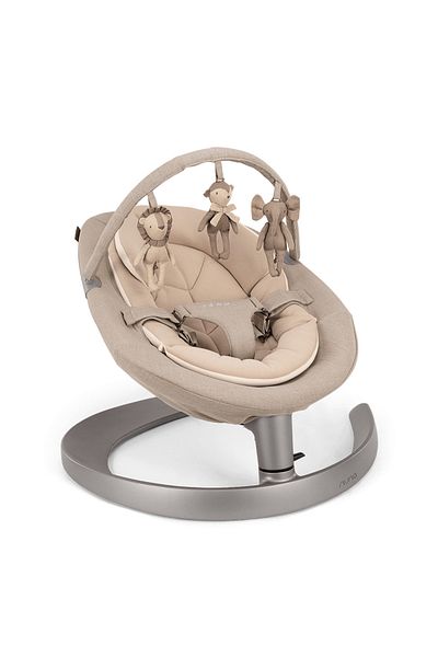 Nuna - Children's rocking chair, with toy bar included, LEAF Grow, Biscotti