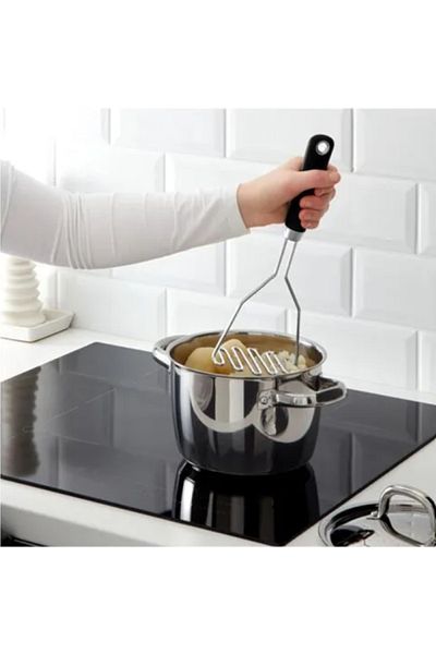 IKEA Vegetable, Fruit Masher, Cook, Potato Masher, Stainless Steel, 30 cm