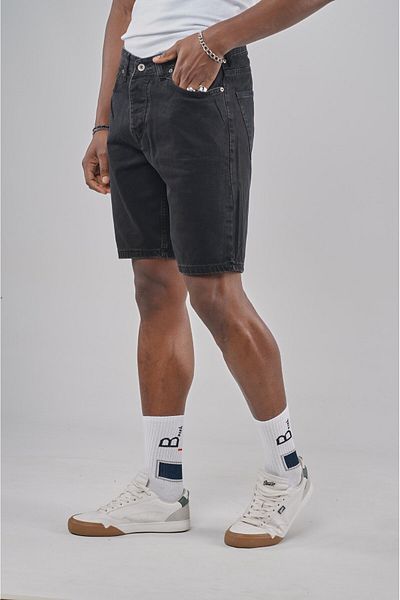 king brich Regular Fit Men's Denim Shorts with Pockets