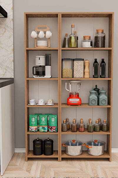 Remaks 10 RAFLI Mutfak Dolabı Mutfak Rafı Çok Amaçlı Dolap ve Saklama dolabı-MEŞE