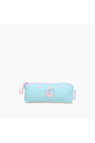 Marshmallow Printed Pencil Pouch with Zip Closure