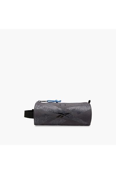 Reebok Stam Logo Print Pencil Pouch with Zip Closure