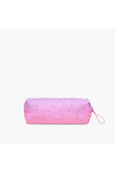Marshmallow Ombre Pencil Pouch with Zip Closure