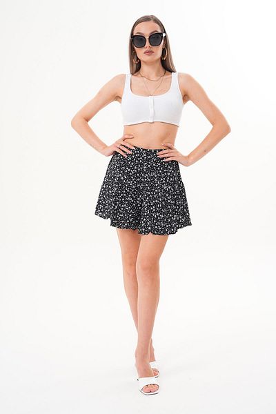 ŞİMAL Fusta cu model pentru femei cu pantaloni scurți 250540 -