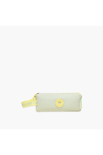 Miss Lemonade Textured Pencil Pouch with Zip Closure