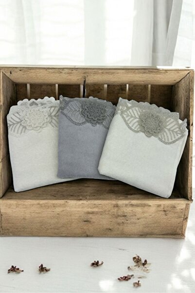 HAVLULAND MUTFAK HAVLUSU 3'LÜ AHFA HOME KADİFE FRANSIZ GÜPÜRLÜ 30X50 CM %100 ...