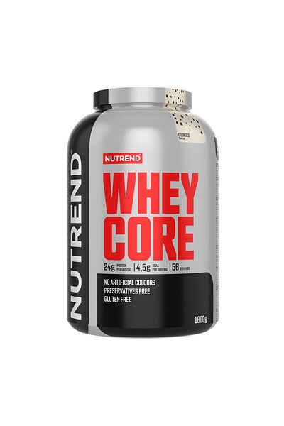 Nutrend Whey Core Protein, 1800g, Cookies, 56 Servings