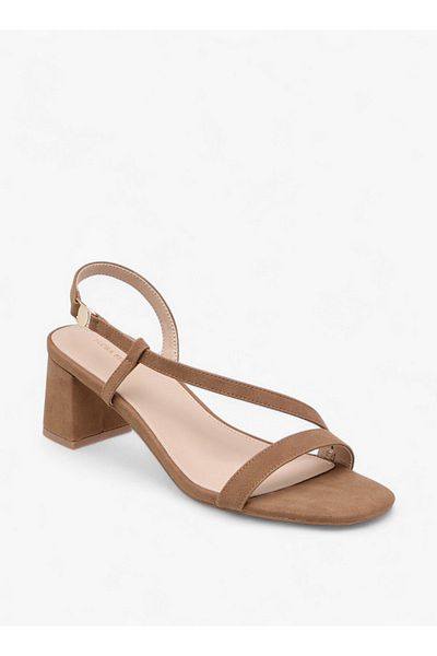 Flora Bella by Shoexpress Women Solid Slingback Sandals with Block Heels