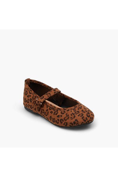 Flora Bella by Shoexpress Solid Ballerina Shoes with Hook and Loop Closure