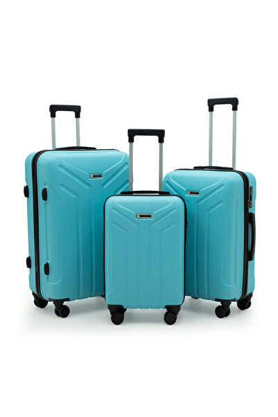 Cotpoly Home Petra Üçlü Lüx Abs Valiz Seti