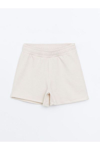 LC Waikiki LCW ECO Girl's Shorts with Elastic Waist