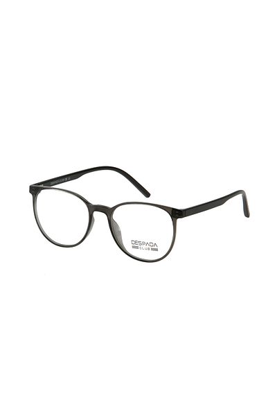 despada club Despada Dsc 366 C3 48Ekt Unisex Blue Light Protection Screen Glasses (Transparent Gray/Black Handle)