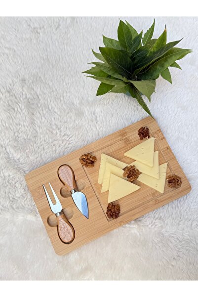 Artisan Bamboo Cheese Plate
