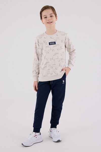U.S. Polo Assn. Αδειτωμένο σετ φόρμας για αγόρια κάτω από 2 τεμάχια