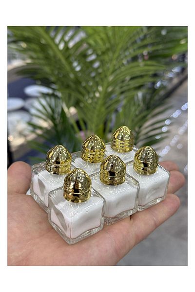 Doğudeko Mini Square 6-Piece Salt Bowl Gold