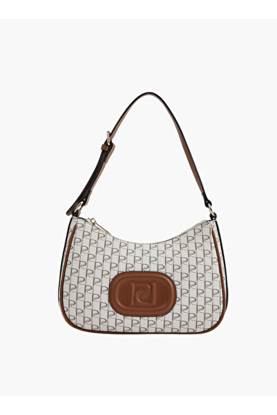 Paprika حقيبة كتف نسائية مطبوعة بأحرف أولى مع سحاب للإغلاق - العرض 25.5 × الا...