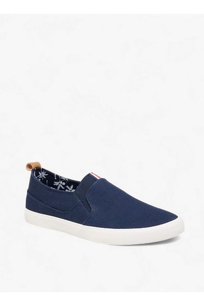 LBL by Shoexpress Men Canvas Loafers with Pull Tab