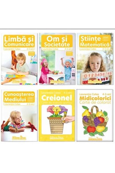 Editura Diana Pachet educational 4-5 ani (Set domenii + Carte de