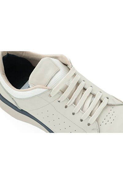 Tuna Genuine Leather Beige Casual Sports Men's Shoes - Eva Sole 242010