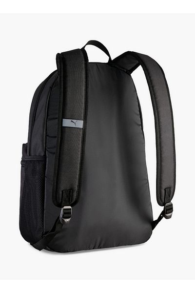 Puma Logo Print School Backpack with Adjustable Straps and Zip Closure