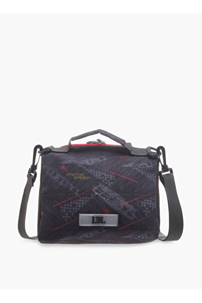 LBL by Shoexpress Boys Monster Truck Graphic Print Lunch Bag with Zip Closure - W 14 x H 21 x D 15 cm