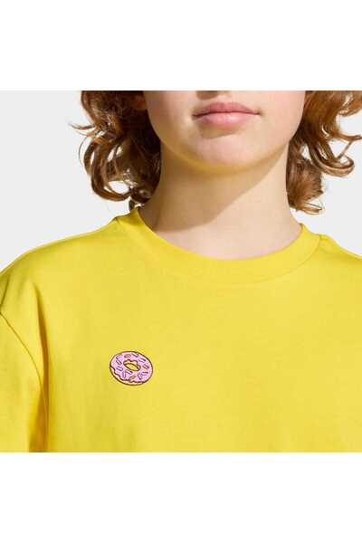 adidas The Simpsons Graphic Kids Yellow T-Shirt (Jm0818)