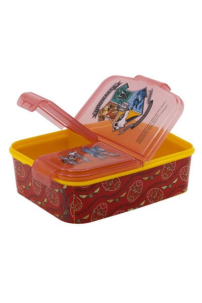 Harry Potter Cutie sandwich, multicompartimente, fara BPA, 6.7x16.5x19.5 cm, multicolor, Harry Potter