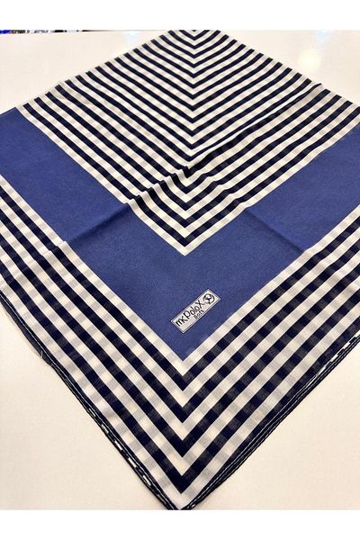 KB Bursa İpek Eșarfă Koton cusătură 100x100 cm