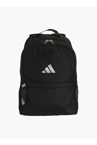 adidas Logo Print School Backpack with Adjustable Shoulder Straps and Zip Closure